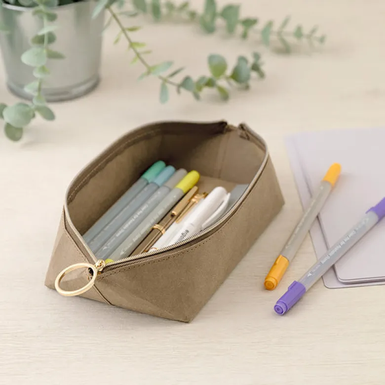 Midori | Estuche Bandeja Pouch Brown