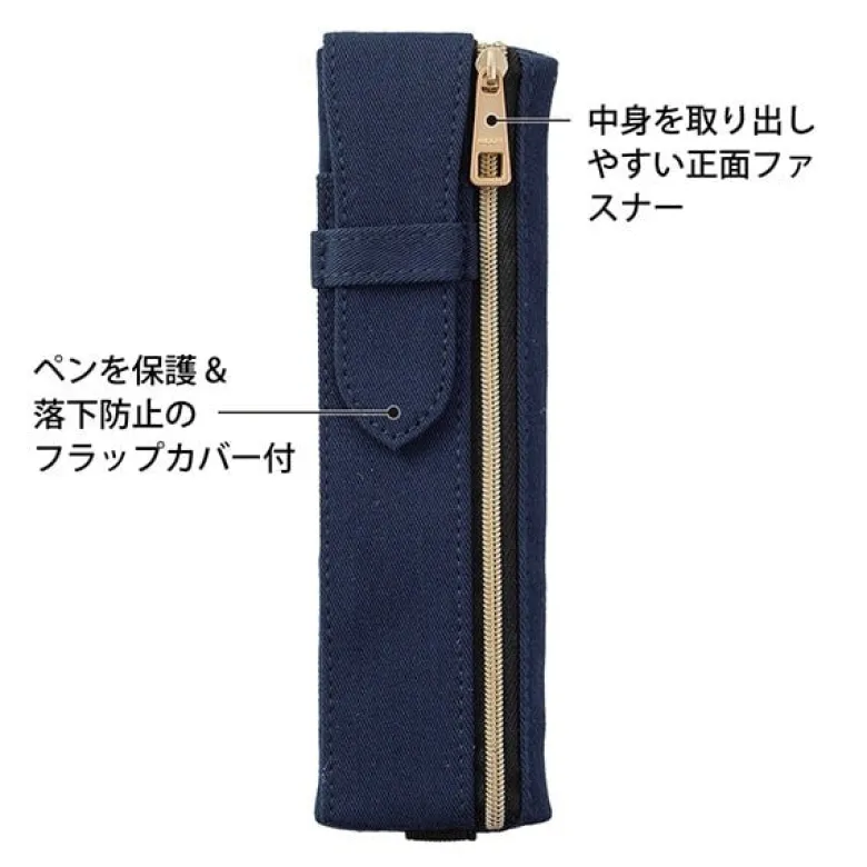 Midori | Estuche Book Band B6 - A5 Azul Marino