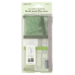 Midori | Estuche Book Band B6 - A5 de Malla Green