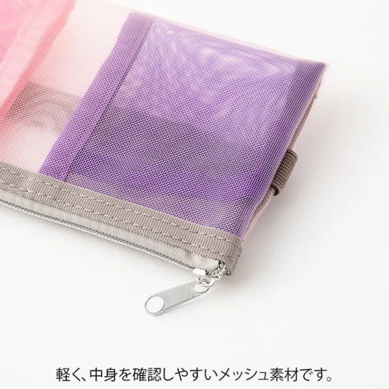 Midori | Estuche Book Band B6 - A5 de Malla Pink