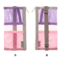 Midori | Estuche Book Band B6 - A5 de Malla Pink