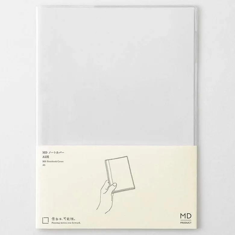 Midori | Funda de Plástico Transparente para Cuadernos MD Midori A5