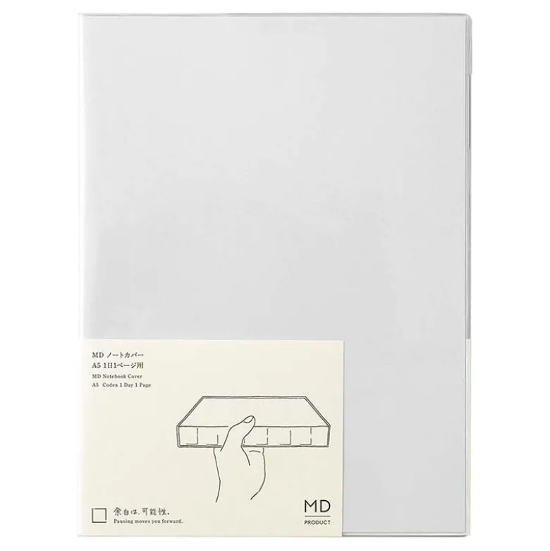 Midori | Funda de Plástico Transparente para Cuadernos MD Midori A5 Codex