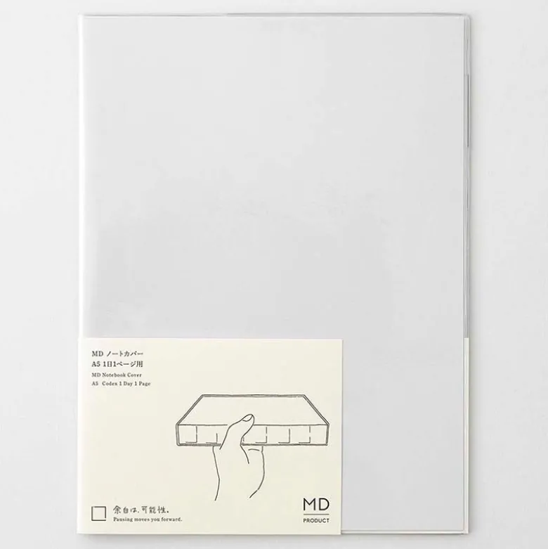 Midori | Funda de Plástico Transparente para Cuadernos MD Midori A5 Codex