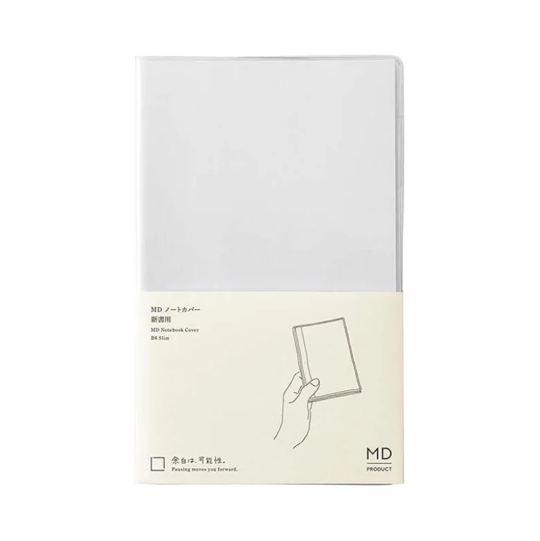 Midori | Funda de Plástico Transparente para Cuadernos MD Midori B6 Slim