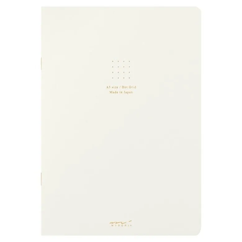 Midori | Libreta Color A5 Puntos White