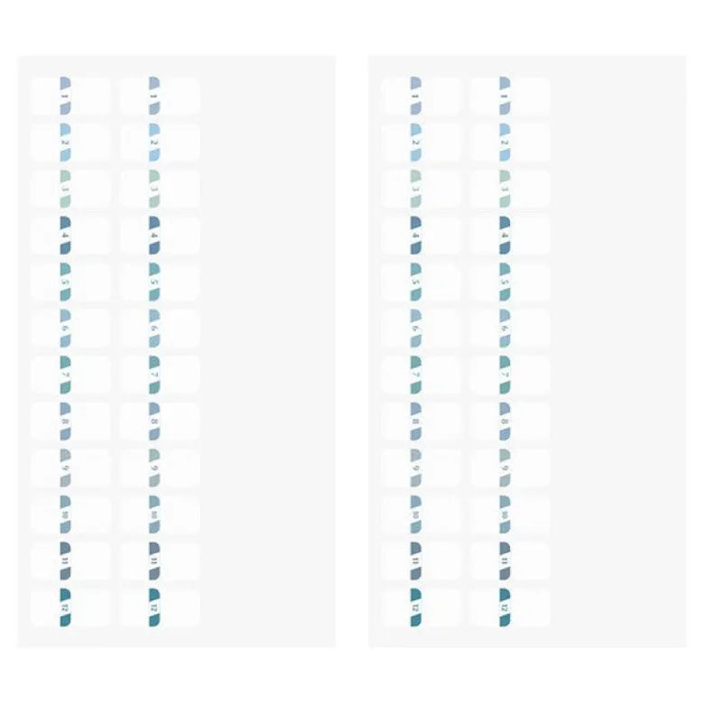 Midori | Marcapáginas Chiratto Number Blue