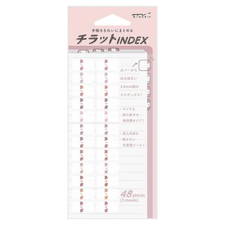 Midori | Marcapáginas Chiratto Number Pink