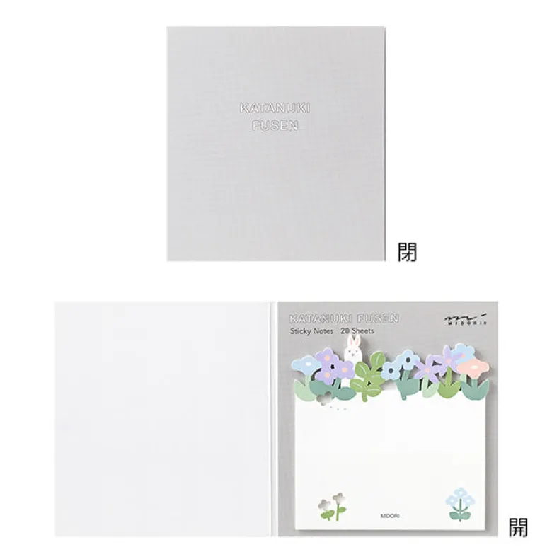 Midori | Notas Adhesivas Die Cutting Flower Garden