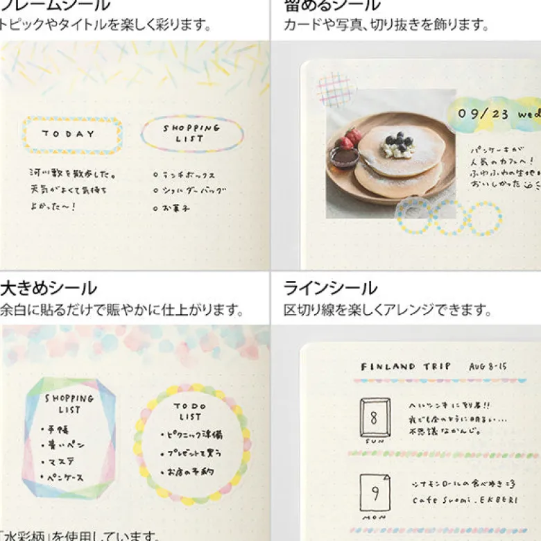 Midori | Pegatinas Yuru Log Cat (2pc)