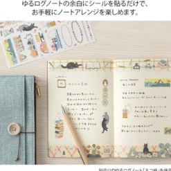Midori | Pegatinas Yuru Log Cat (2pc)