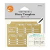 Midori | Plantilla Diary Template Weekly Block