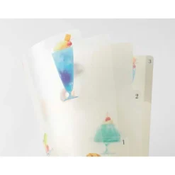 Midori | Portafolios de 3 Compartimentos A4 Cafe
