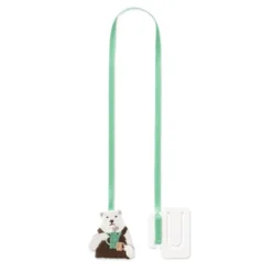 Midori | Punto de Libro Clip Bordado Oso Polar