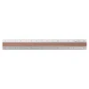 Midori | Regla de Aluminio y Madera 15cm Dark Brown