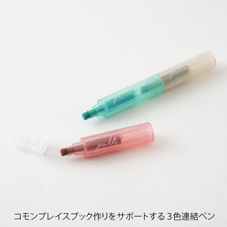 Midori | Rotulador Multicolor Connecting Pen Join Dots Milky