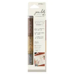 Midori | Rotulador Multicolor Connecting Pen Join Dots Mocha