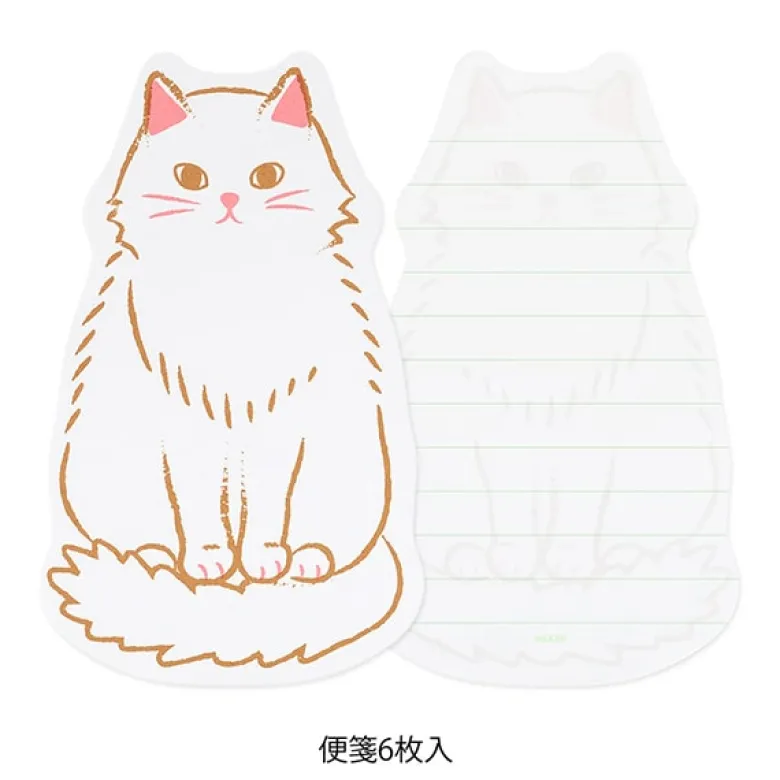 Midori | Set de Cartas Die-Cut Cat