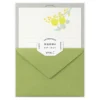 Midori | Set de Cartas Letterpress Bouquet Yellow