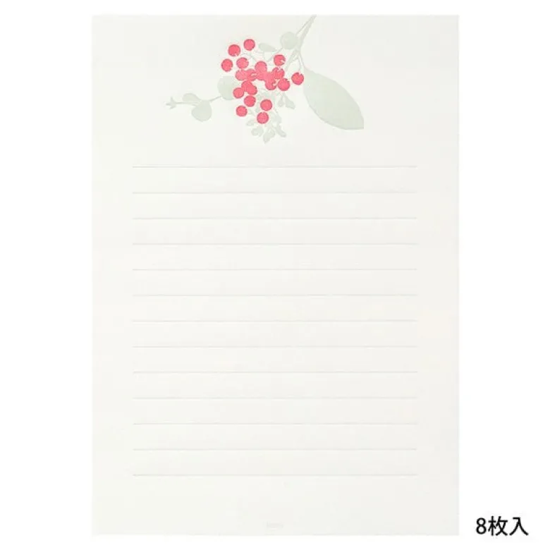 Midori | Set de Cartas Letterpress Bouquet