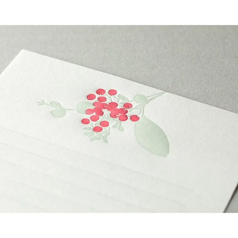 Midori | Set de Cartas Letterpress Bouquet