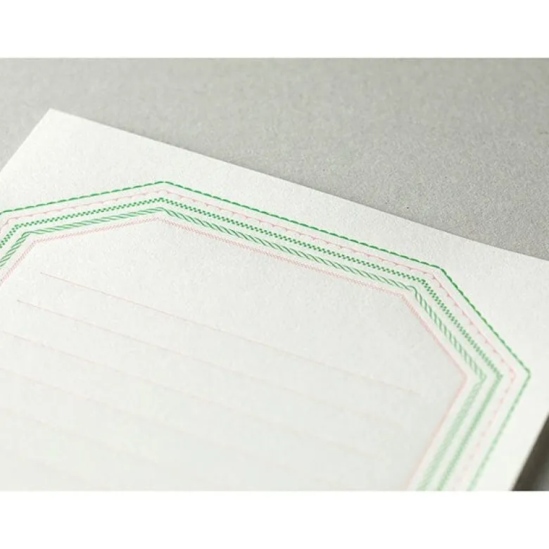 Midori | Set de Cartas Letterpress Pink