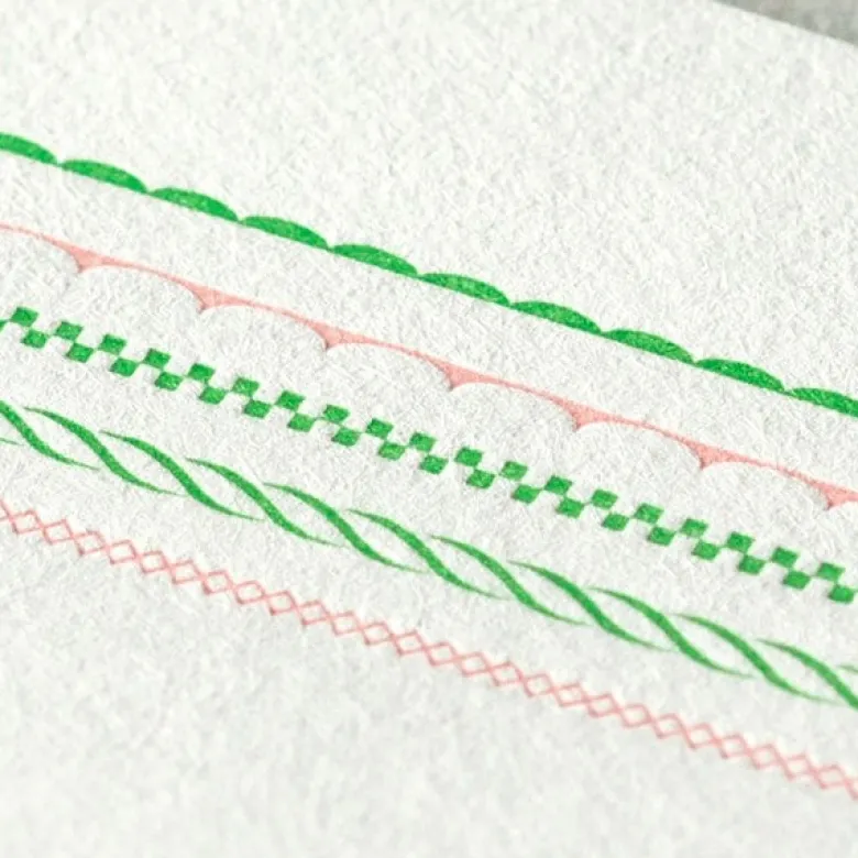 Midori | Set de Cartas Letterpress Pink