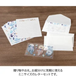 Midori | Set de Cartas Mini con Pegatinas For You Sea Otter