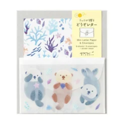 Midori | Set de Cartas Mini con Pegatinas For You Sea Otter
