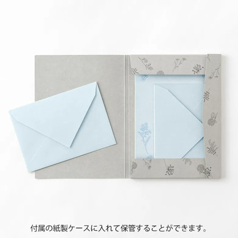 Midori | Set de Cartas Original Floral Blue