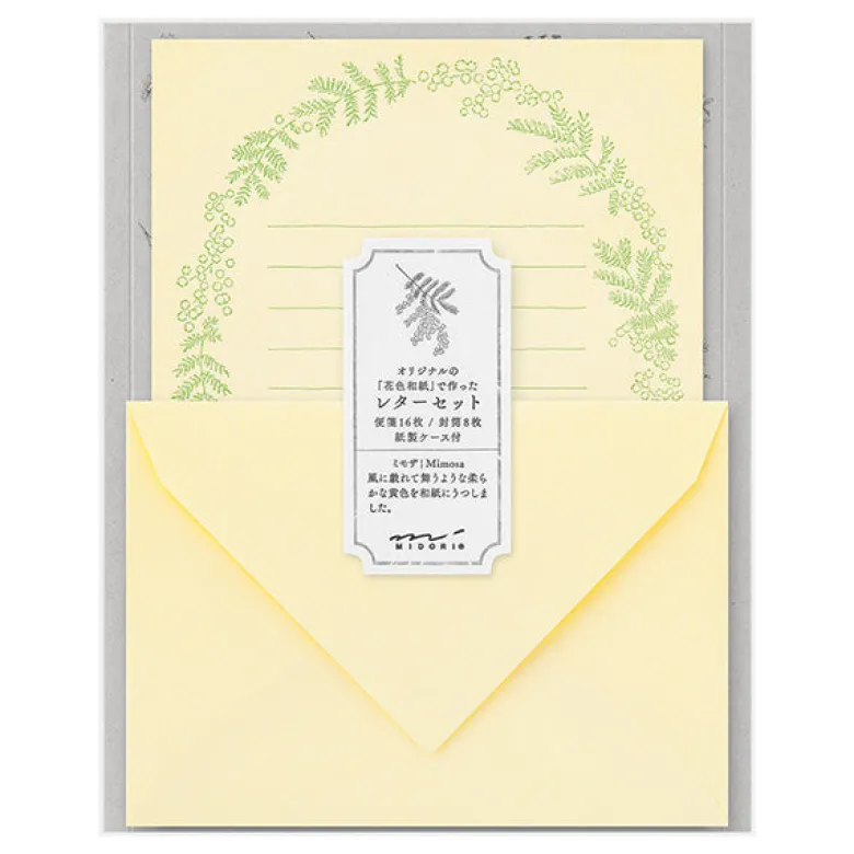 Midori | Set de Cartas Original Floral Yellow