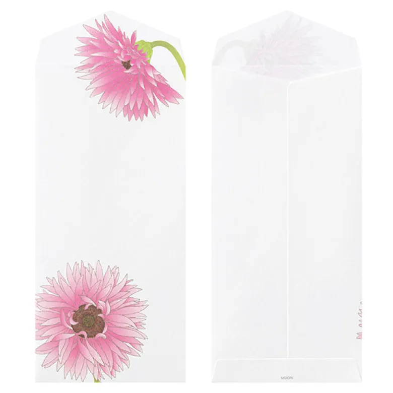 Midori | Set de Sobres Serigrafía Gerbera