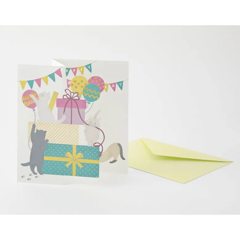 Midori | Tarjeta de Felicitación 3D Birthday Present