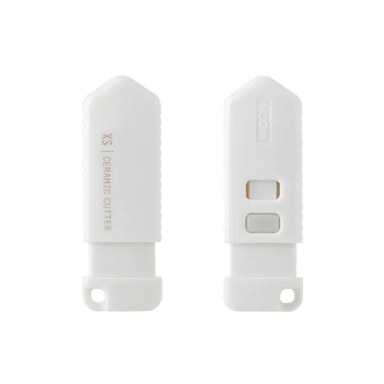 Midori | XS Mini Cutter Compacto de Cerámica Blanco