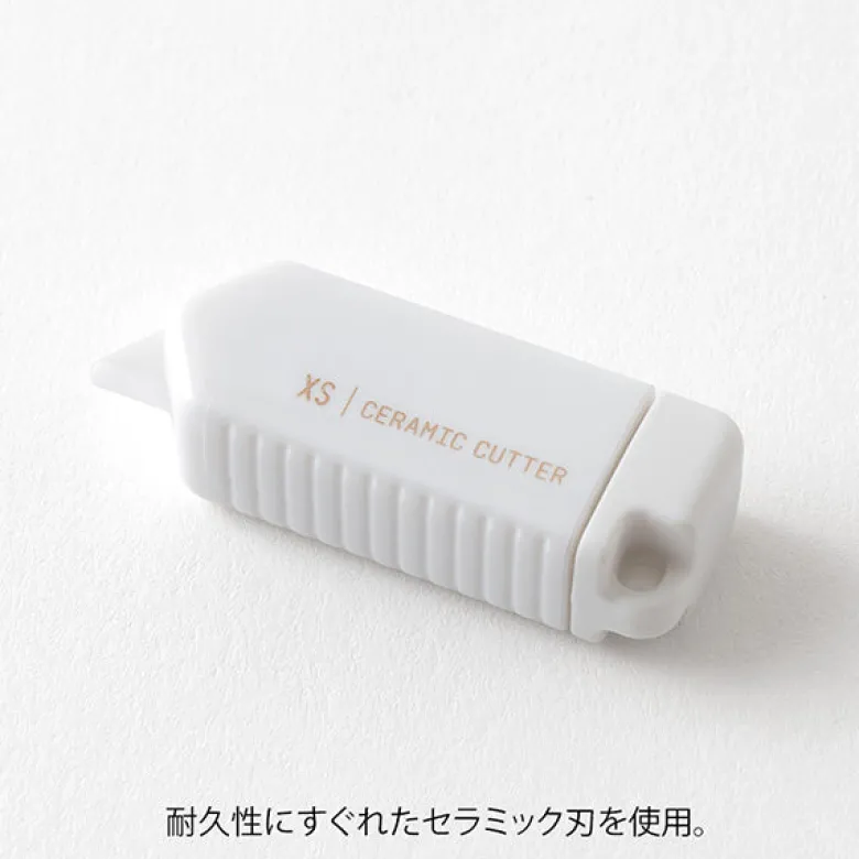 Midori | XS Mini Cutter Compacto de Cerámica Blanco
