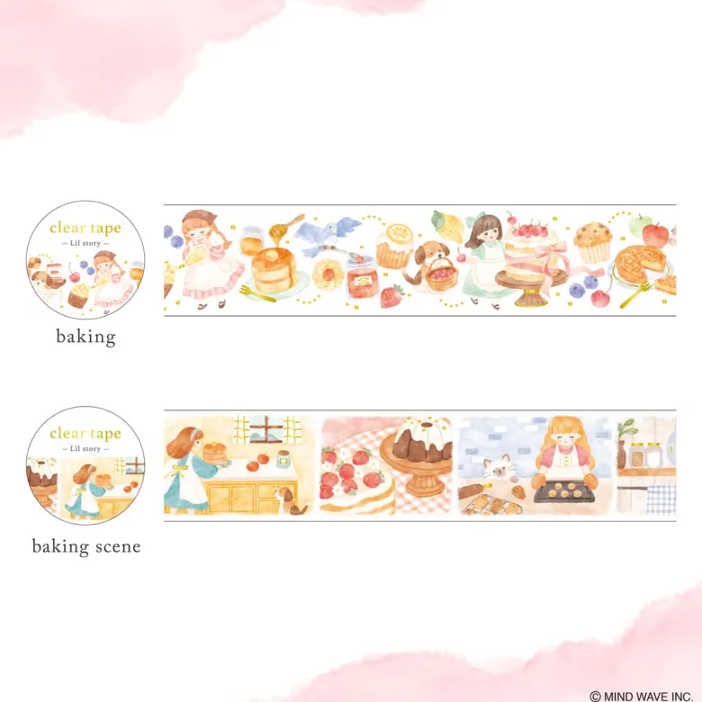 Mind Wave | Lil Story Bakery Scene Clear Tape