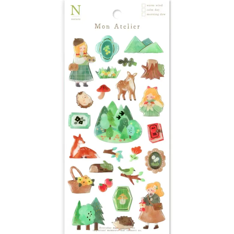 Mind Wave | Pegatinas Mon Atelier Nature
