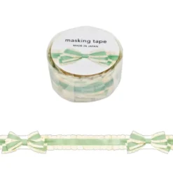 Mind Wave | Ribbon Die-Cut Ruffle Green Washi Tape