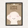 Mo Card | Notas Adhesivas Velvet ID Photo Cotton Bichon