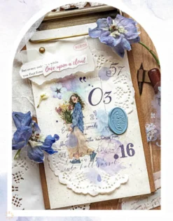 Mo Card | Pegatinas Multi Color Watercolor Shop Seven Day Floating Blue