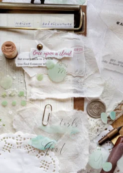 Mo Card | Pegatinas Multi Color Watercolor Shop Breathing Green Tide