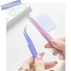 Mo Card | Pinzas Metálicas Rectas Baby Pink