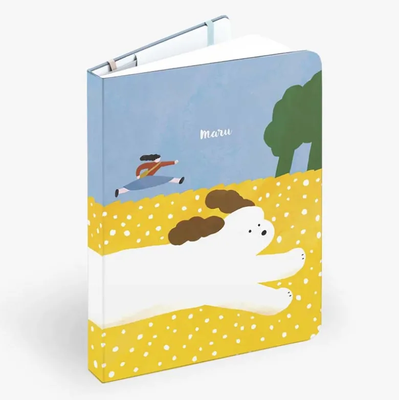 Mossery | Cuaderno Threadbound A5 Dog Chase (Puntos)