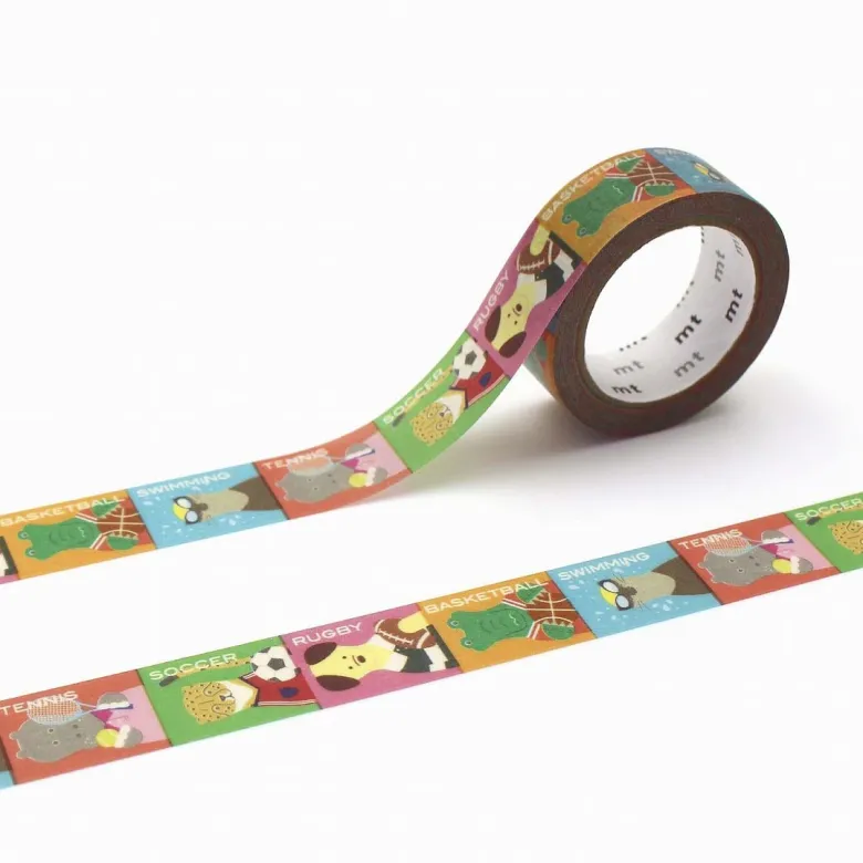 MT Masking Tape | Animal x Sports Washi Tape