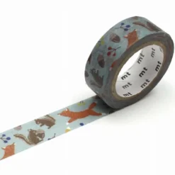 MT Masking Tape | Embroidered Fox And Squirrel Washi Tape