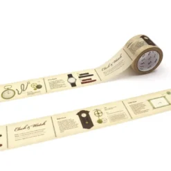MT Masking Tape | Encyclopedia Clocks Washi Tape