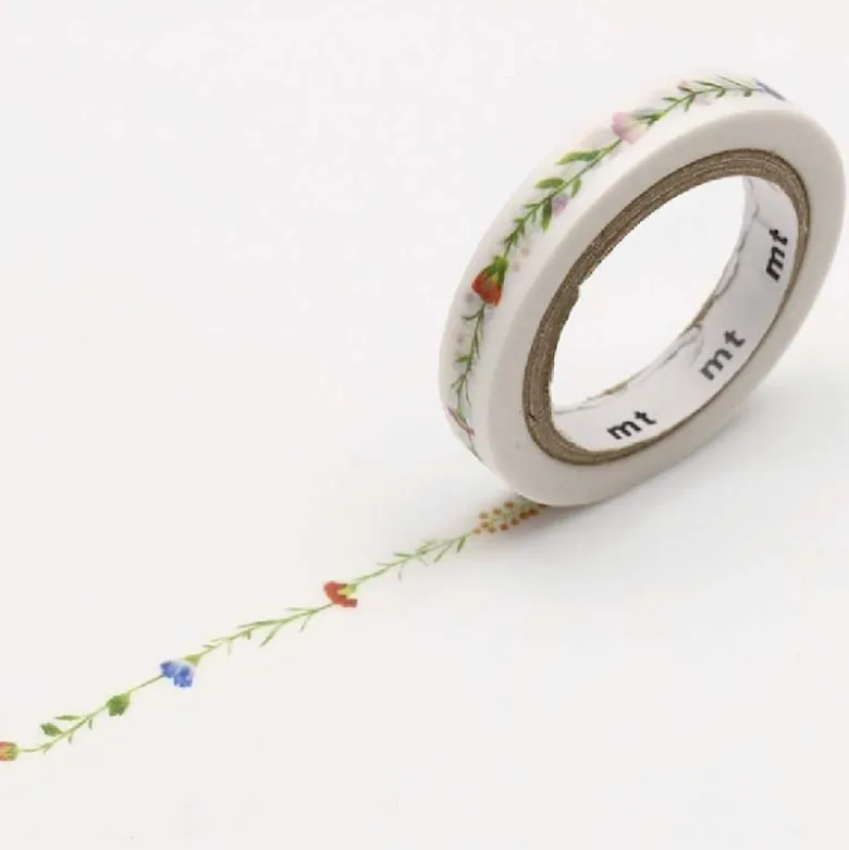 MT Masking Tape | Flower Line Washi Tape