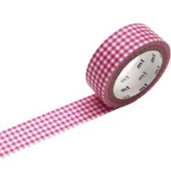 MT Masking Tape | Gingham Check Pink Washi Tape