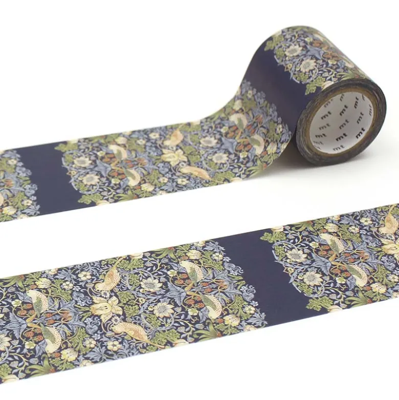 MT Masking Tape | Morris & Co. Strawberry Thief Indigo Mineral Washi Tape