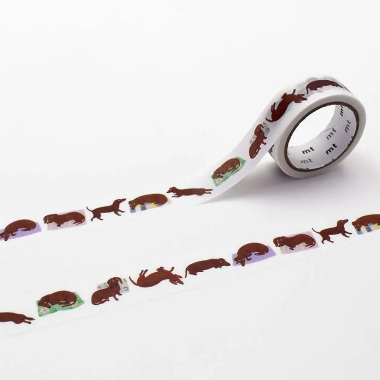MT Masking Tape | MT x Léa Maupetit Sausage Dog Washi Tape